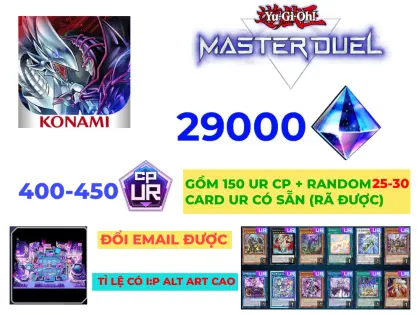 Yugioh Master Duel Reroll 50k